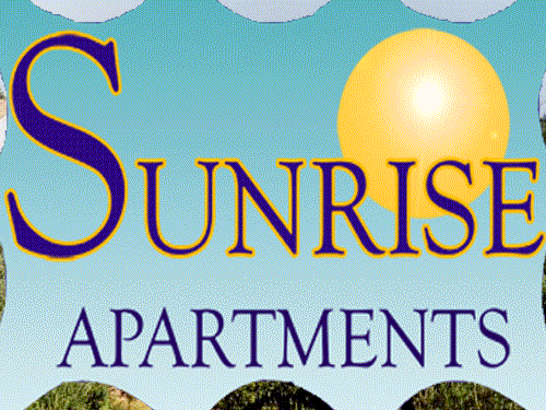 sunrise apartments logo at palekastro