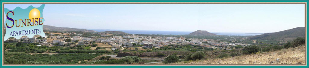 panoramic view of palekastro village